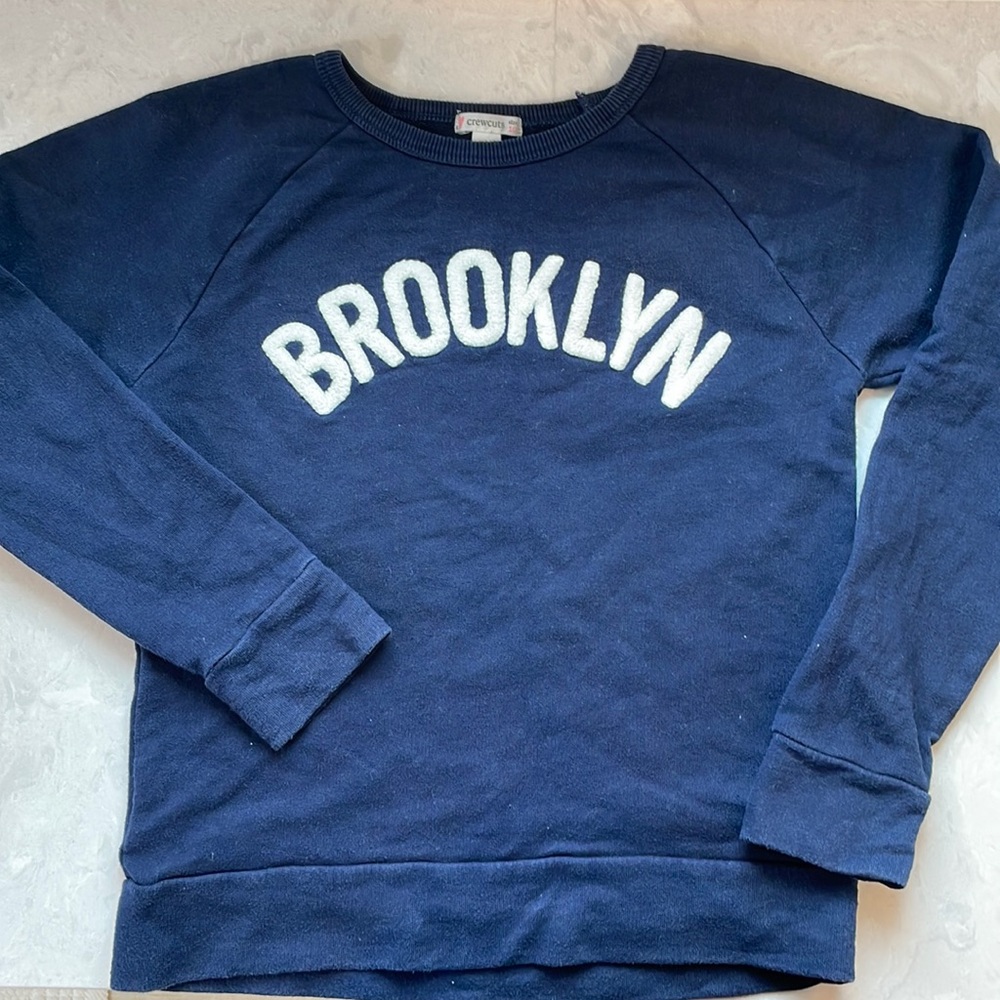 J. Crew Crew Cuts kids size 10 Brooklyn Sweatshirt